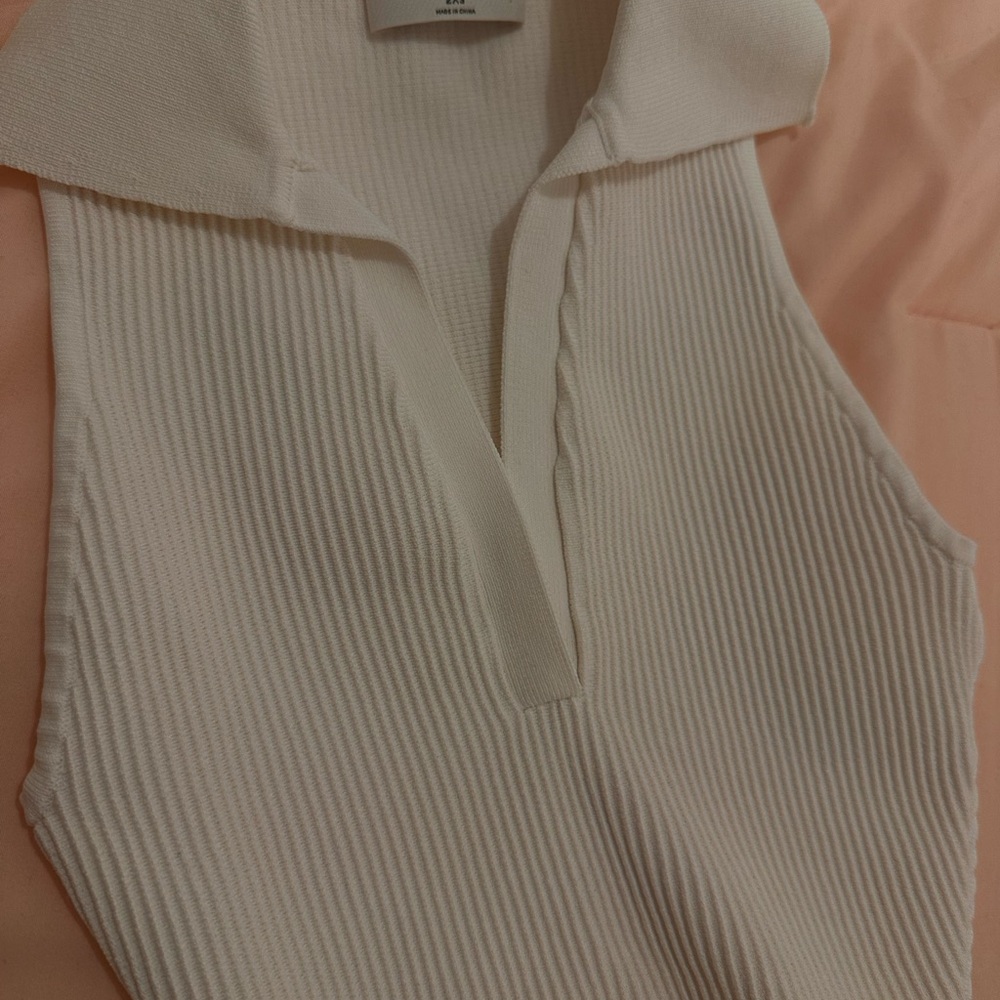 Babaton Ribbed Collard Top - Picture 3 of 3